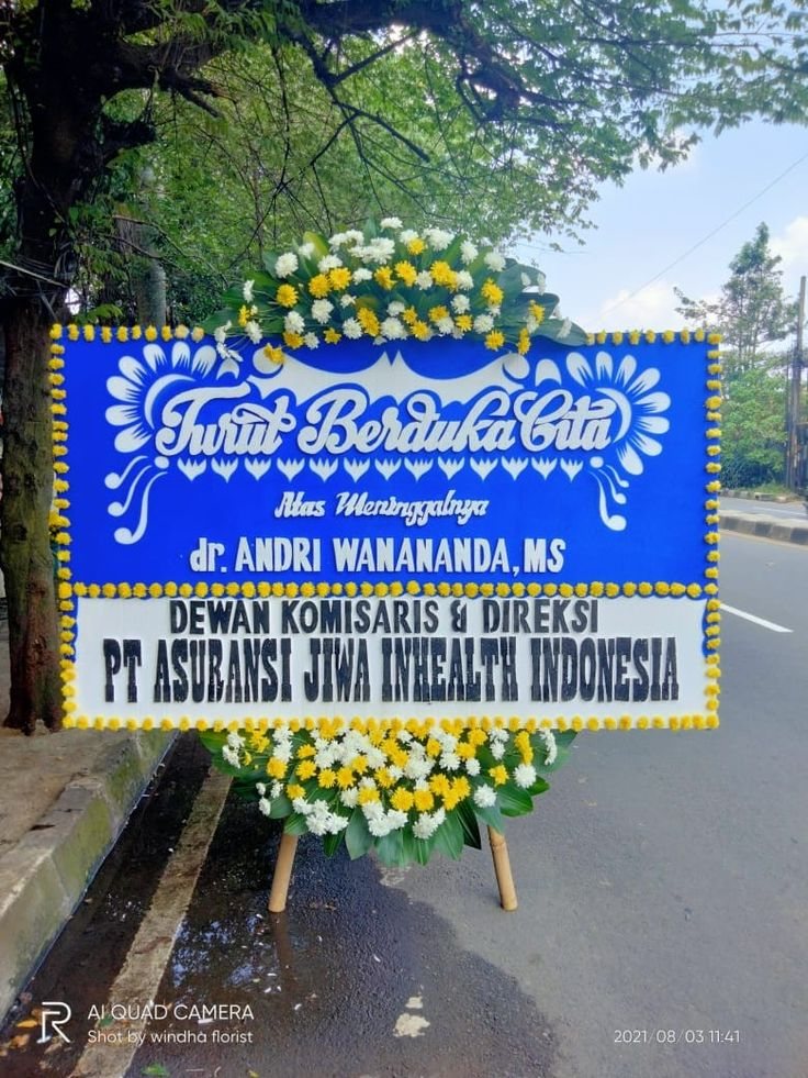 Papan bunga duka cita